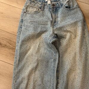 Light Wash Embellished Women’s Jeans